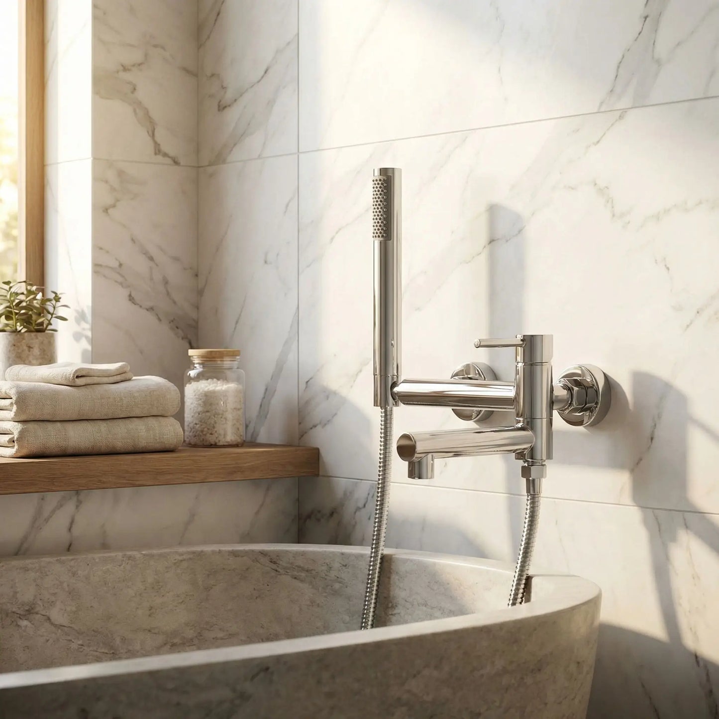 mitigeur douche bain chromee salle bain