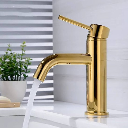 mitigeur lavabo dore 2