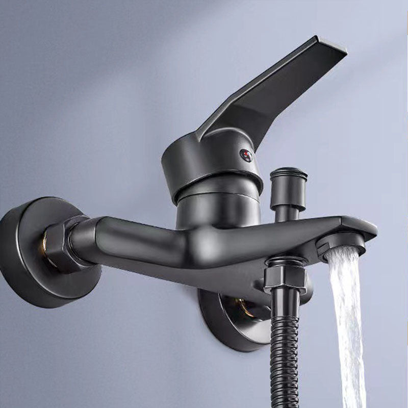mitigeur robinet laiton douche salle bain noir