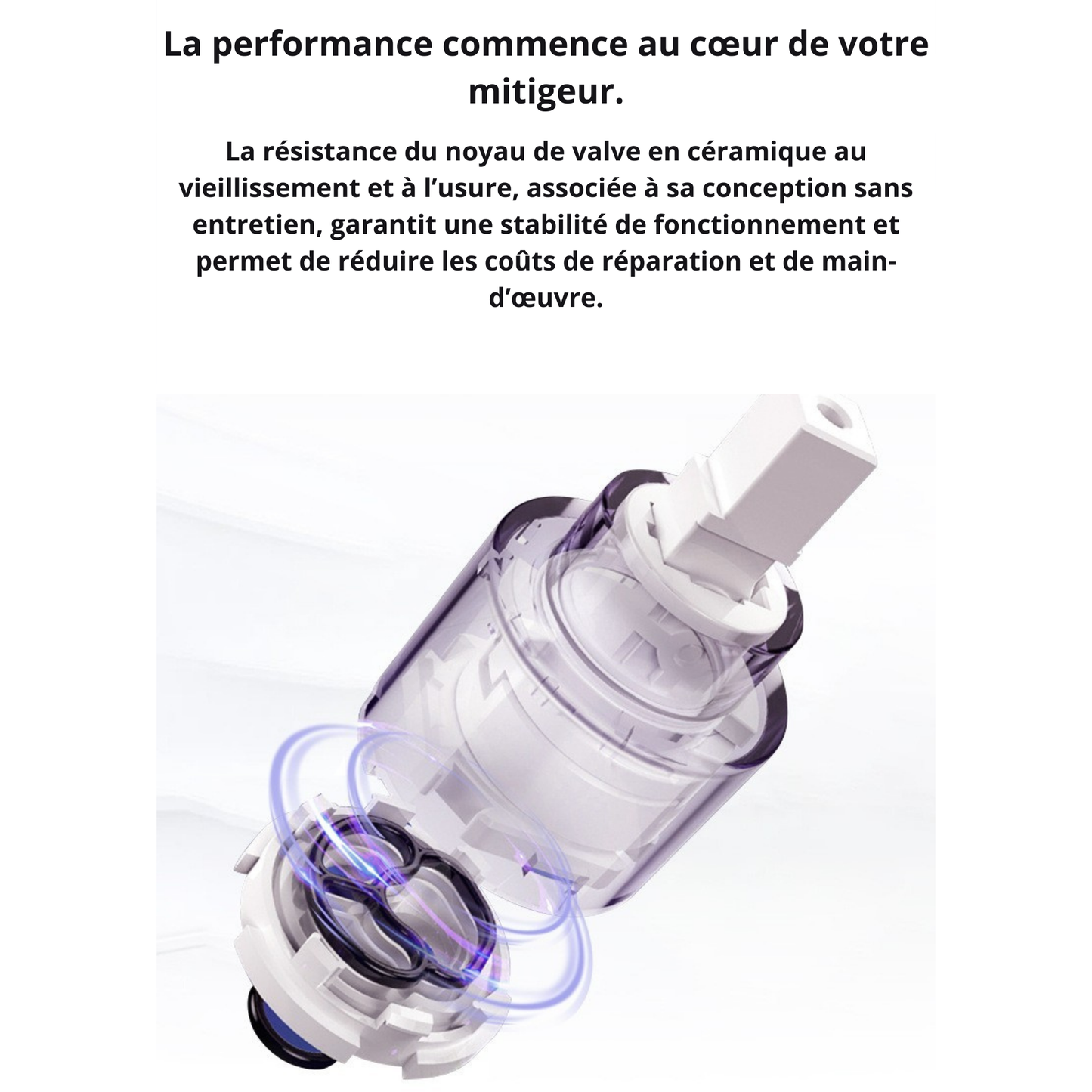 noyau valve ceramique mitigeur entretien