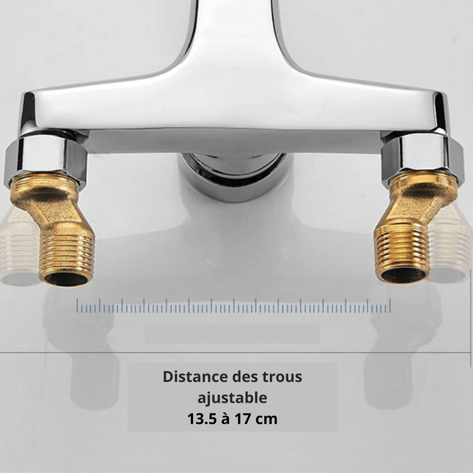 option distance ajustable trou mitigeur robinet laiton