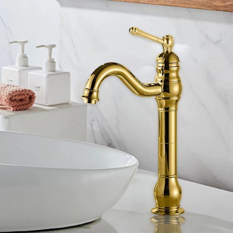 robinet vasque or ancien style haut